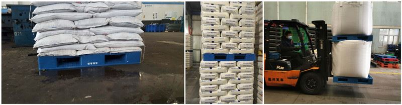 one piece Flour Mill Use Stackable Plastic Pallet