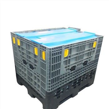 Hộp Pallet nhựa có thể gập lại có nắp