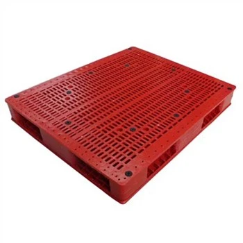 Red plastic pallets Red plastic pallets
